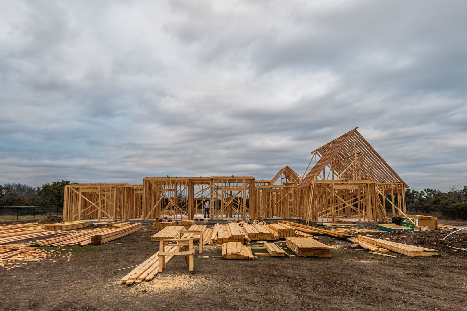 Photograph of home construction